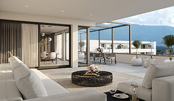 Immobilie Penthäuser de luxe über den Dächern von Villach