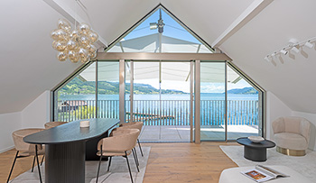 Immobilie Traumhafte See-Wohnung am Attersee mit direktem Seezugang, Privatsphäre und unverbaubarem Weitblick